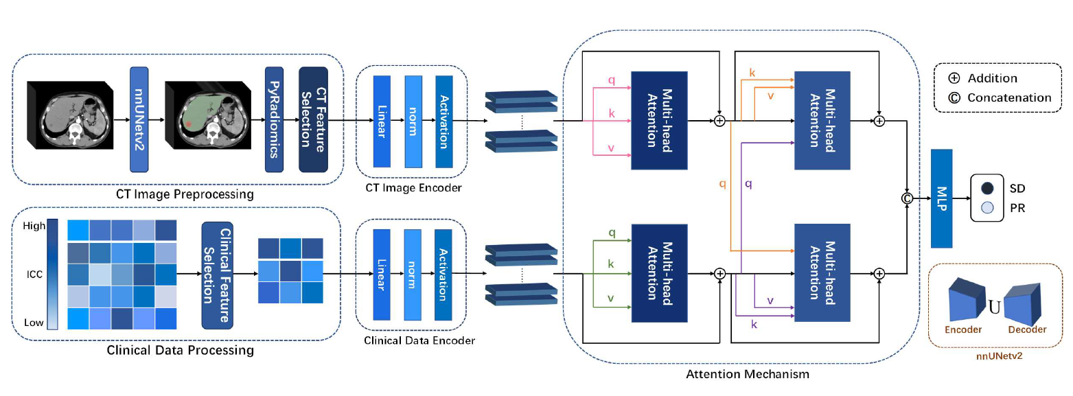 Multimodal learning for CT imaging and clinical data.